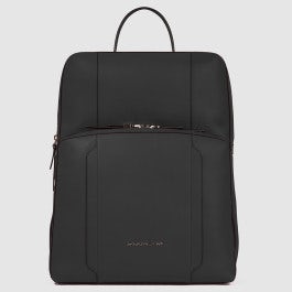 Zaino in pelle_ PC15.6'' espandibile