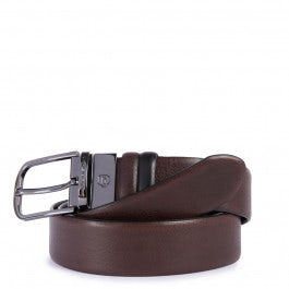 Reversible men’s belt with prong buckle