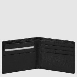 Мужское портмоне с защитой от радиочастотной идентификации RFID, укомплектованное съёмным отделением для документов
