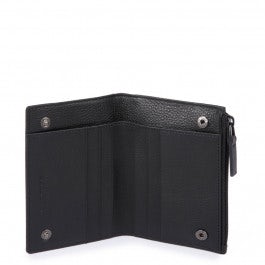 Slim men's wallet with credit card slots