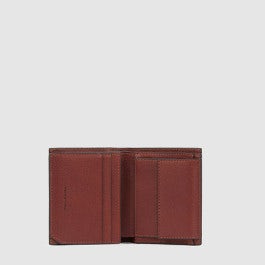 Vertical men’s wallet with coin pocket